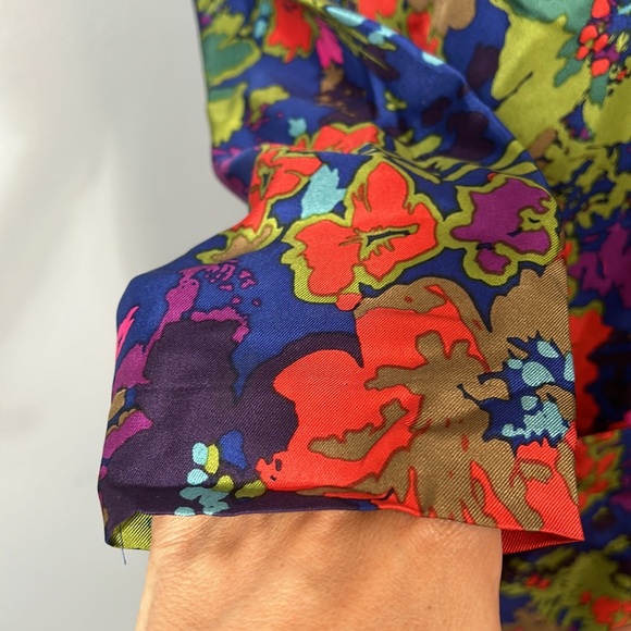 J. Crew Jules Silk Dress in Ashbury Floral Size 0- gently used - Picture 13 of 15